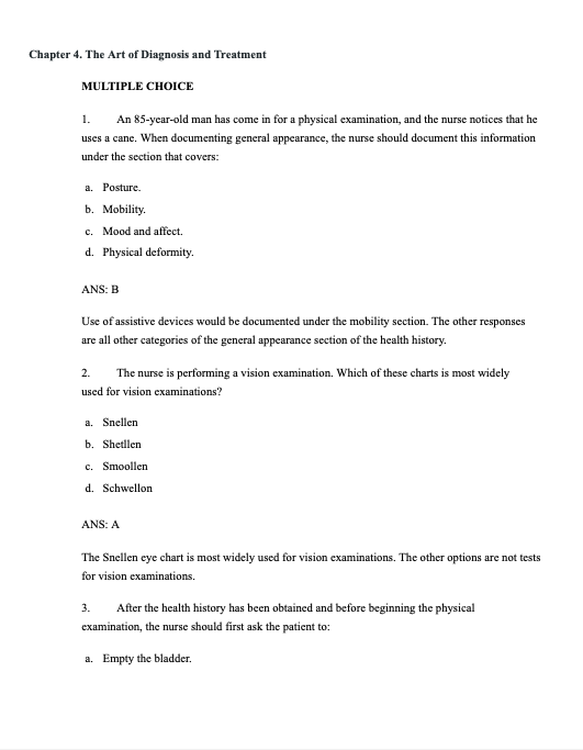 Test Bank Primary Care: The Art and Science of Advanced Practice Nursing – an Interprofessional Approach 6th Edition by Dunphy