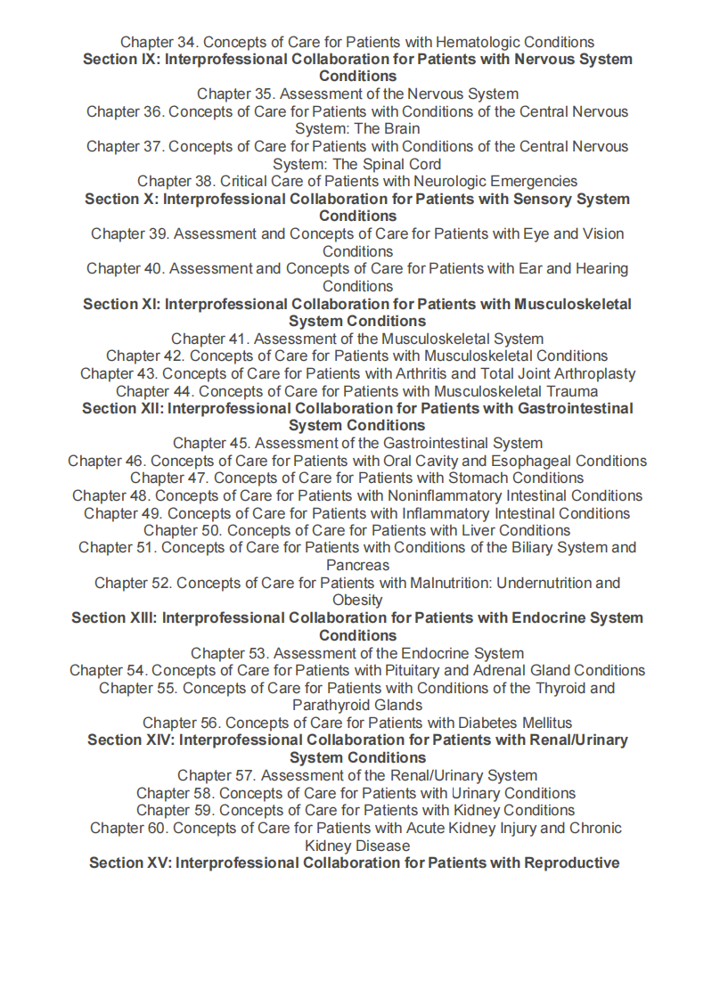Test Bank Medical-Surgical Nursing: Concepts for Clinical Judgment and Collaborative Care 11th Edition by Ignatavicius