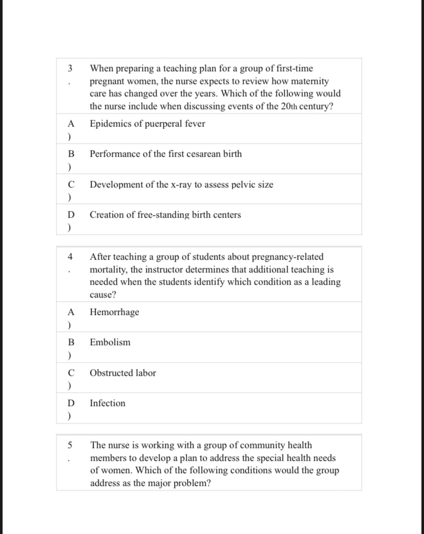 Test Bank Essentials of Maternity, Newborn, and Women’s Health Nursing, 5th Edition by Ricci