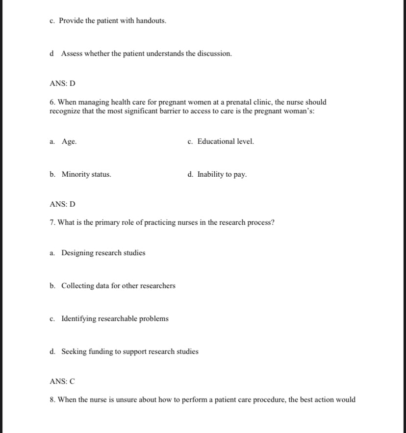 Test Bank For Maternal Child Nursing Care 7th Edition by Perry