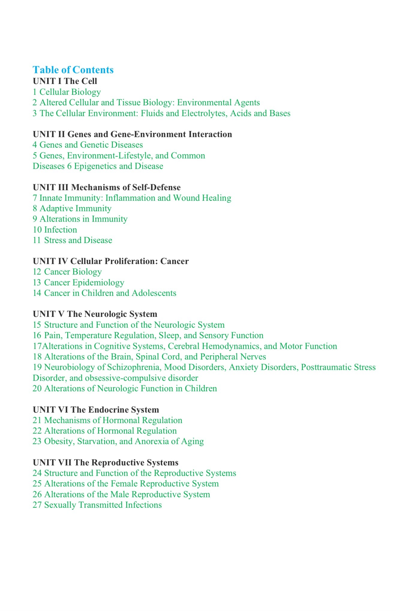 Test Bank Pathophysiology, 9th Edition by McCance
